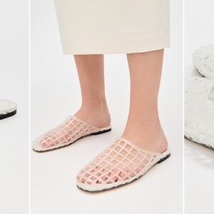 Women's Clear Jelly Slip-On Shoes Size 8